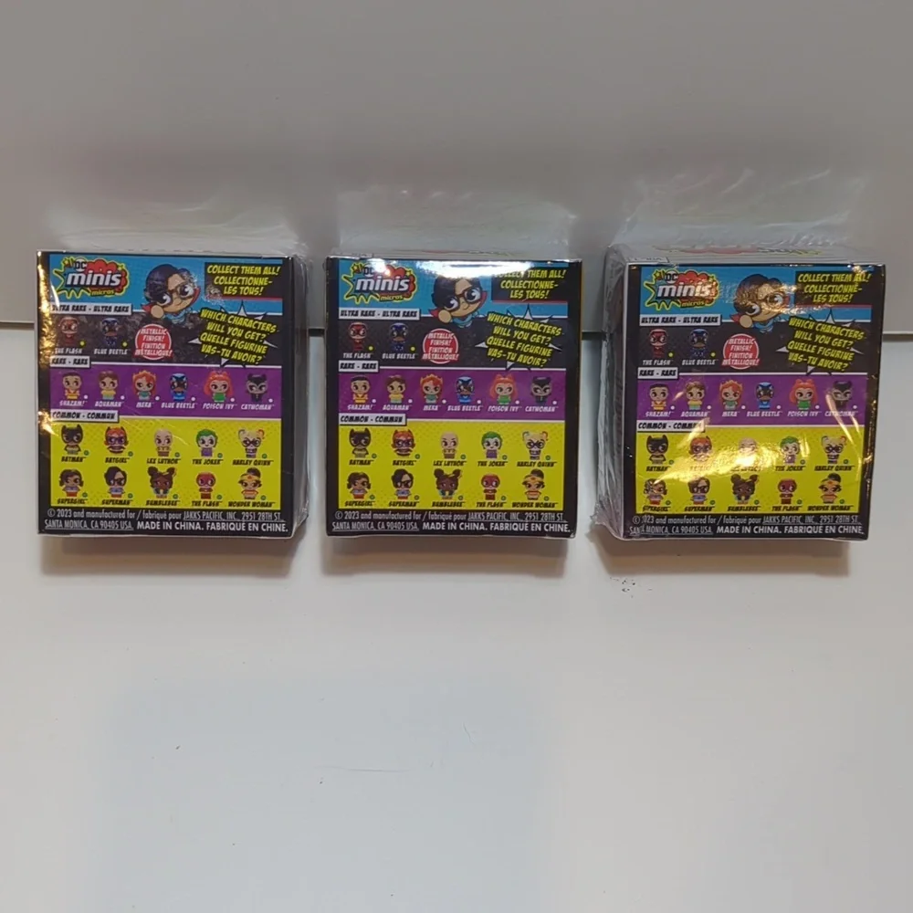 2023 Jakks DC Minis Micros figures super heroes Volume 1 Batman Flash Superman